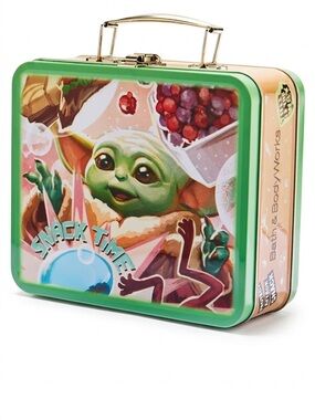 Bath & Body Works Star Wars Grogu Baby Yoda Snack Time Tin Lunch Box